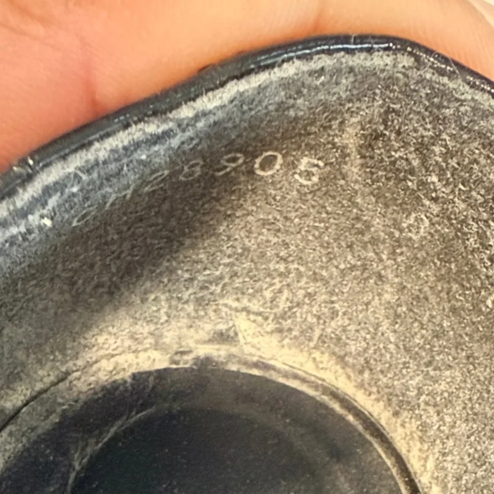 Stuart Weitzman: Black Patent Woven Peep-Toe Espadrille Wedge - Women's - Picture 5 of 5